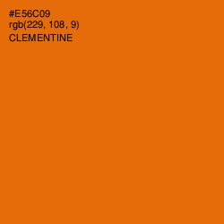 #E56C09 - Clementine Color Image