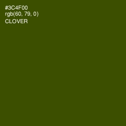 #3C4F00 - Clover Color Image
