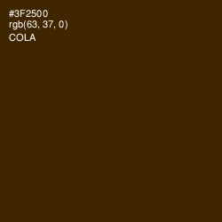 #3F2500 - Cola Color Image