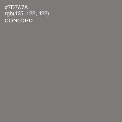 #7D7A7A - Concord Color Image