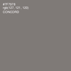 #7F7978 - Concord Color Image
