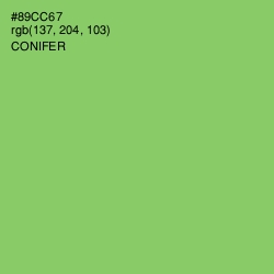 #89CC67 - Conifer Color Image