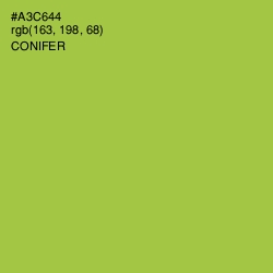 #A3C644 - Conifer Color Image