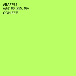 #BAFF63 - Conifer Color Image