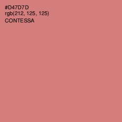 #D47D7D - Contessa Color Image