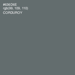 #636D6E - Corduroy Color Image