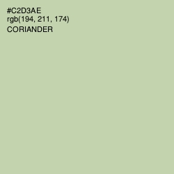 #C2D3AE - Coriander Color Image