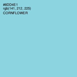 #8DD4E1 - Cornflower Color Image