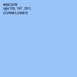 #99C5FB - Cornflower Color Image