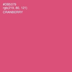 #DB5079 - Cranberry Color Image