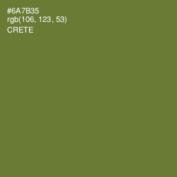 #6A7B35 - Crete Color Image