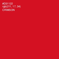 #D31122 - Crimson Color Image