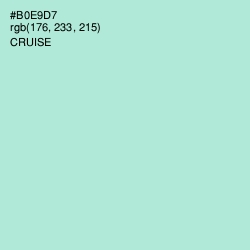 #B0E9D7 - Cruise Color Image