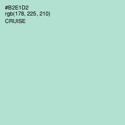 #B2E1D2 - Cruise Color Image