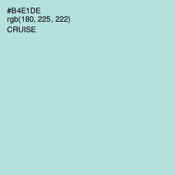 #B4E1DE - Cruise Color Image