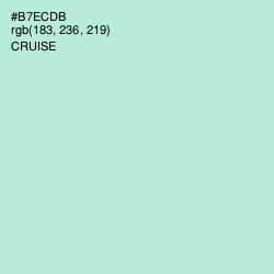 #B7ECDB - Cruise Color Image