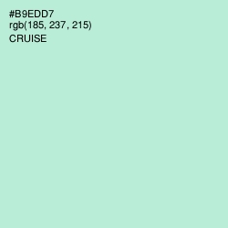 #B9EDD7 - Cruise Color Image