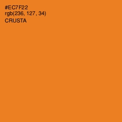 #EC7F22 - Crusta Color Image