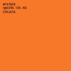#F67828 - Crusta Color Image
