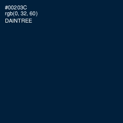 #00203C - Daintree Color Image