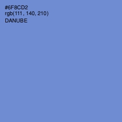 #6F8CD2 - Danube Color Image