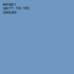 #6F98C1 - Danube Color Image