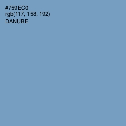 #759EC0 - Danube Color Image