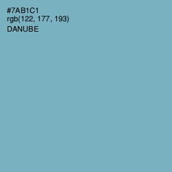 #7AB1C1 - Danube Color Image