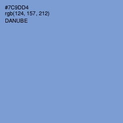 #7C9DD4 - Danube Color Image