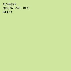 #CFE69F - Deco Color Image