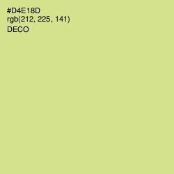 #D4E18D - Deco Color Image