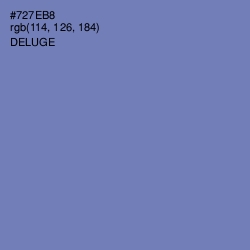#727EB8 - Deluge Color Image