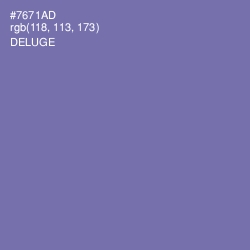 #7671AD - Deluge Color Image