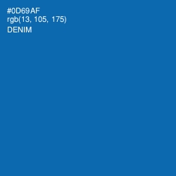#0D69AF - Denim Color Image
