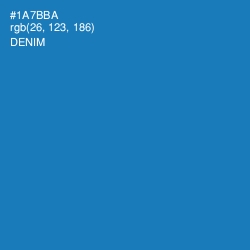 #1A7BBA - Denim Color Image