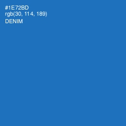 #1E72BD - Denim Color Image