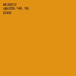 #E29212 - Dixie Color Image