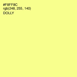 #F8FF8C - Dolly Color Image