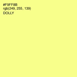 #F9FF8B - Dolly Color Image