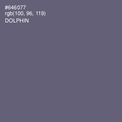 #646077 - Dolphin Color Image