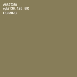 #887D59 - Domino Color Image