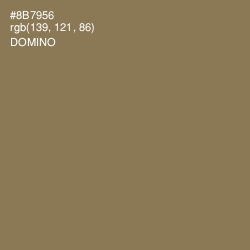 #8B7956 - Domino Color Image