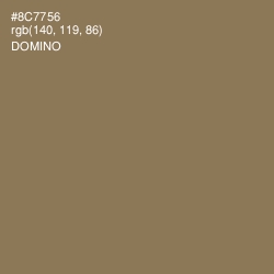 #8C7756 - Domino Color Image