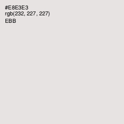 #E8E3E3 - Ebb Color Image