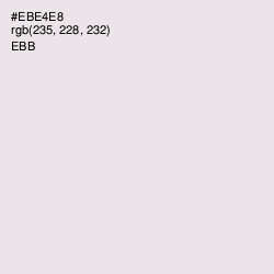 #EBE4E8 - Ebb Color Image