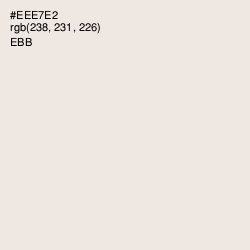 #EEE7E2 - Ebb Color Image