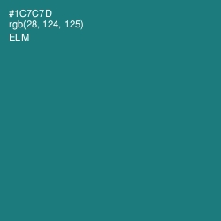 #1C7C7D - Elm Color Image