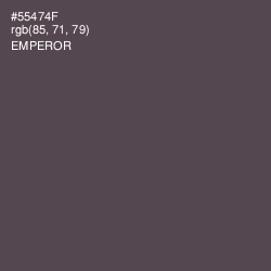 #55474F - Emperor Color Image