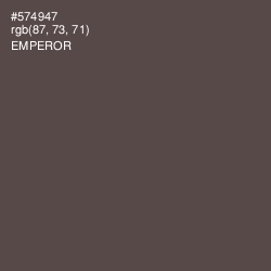 #574947 - Emperor Color Image