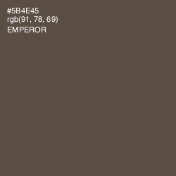 #5B4E45 - Emperor Color Image